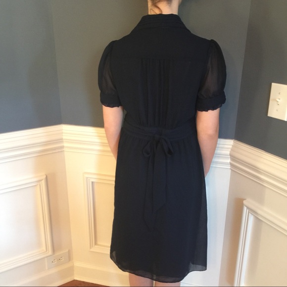 French inspired navy blue dress - Picture 3 of 4